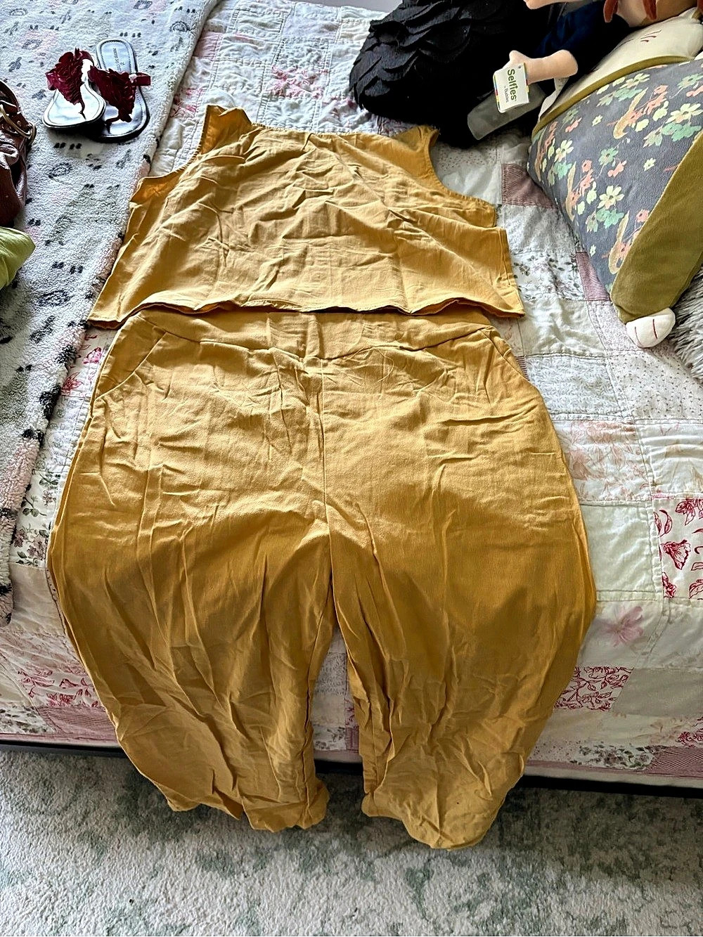 Yellow Two-Piece Set